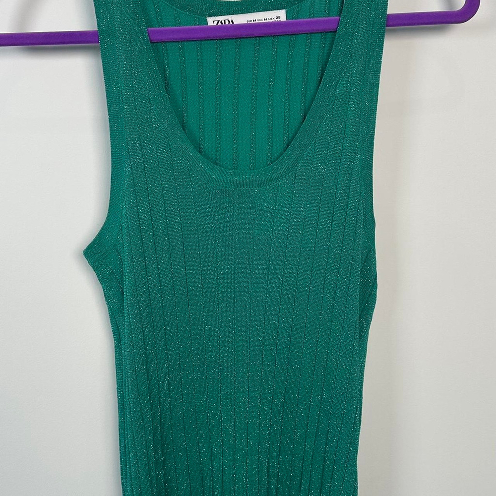 Green glittery Zara top #glittertop

Worn once for photoshoot